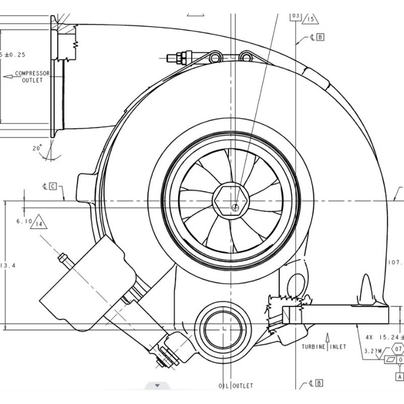 Cummins Turbo Replacement, Aftermarket Turbocharger for Cummins